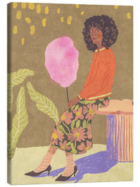 Canvas print Candy floss - Gigi Rosado