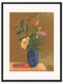 Framed art print Tea rose