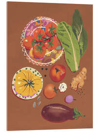 Acrylic print Vegetebles - Gigi Rosado