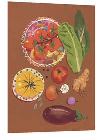 Hartschaumbild Gemüse - Gigi Rosado