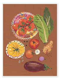 Wall print Vegetebles - Gigi Rosado