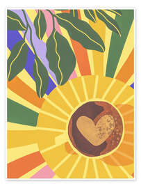 Wall print Sunny coffee - Gigi Rosado