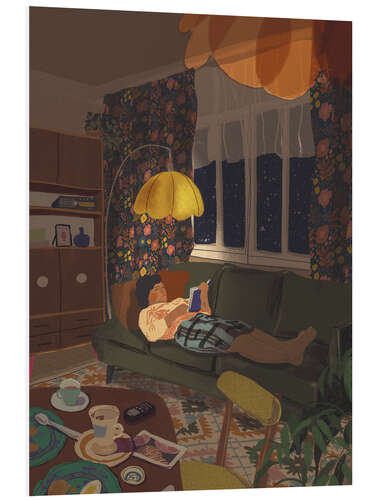 Stampa su PVC Reading love