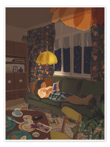 Póster Reading love