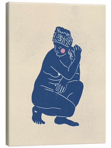 Tableau sur toile Blue Nude