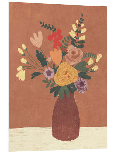 PVC-tavla Brown bouquet