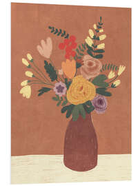 Stampa su PVC Brown bouquet