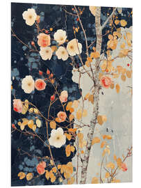 Hartschaumbild Echos eines blühenden Traums