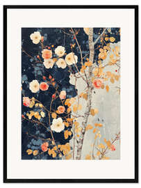 Gerahmter Kunstdruck Echos eines blühenden Traums