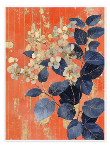 Plakat Golden Hydrangea