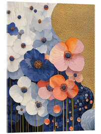 Tableau en verre acrylique Flowers in my dreams - DejaReve