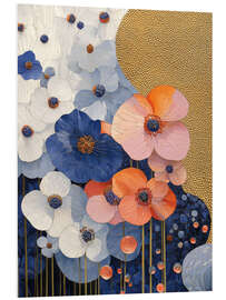 Hartschaumbild Blumen in meinen Träumen