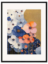 Framed art print Flowers in my dreams - DejaReve