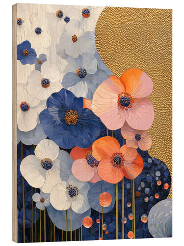 Cuadro de madera Flowers in my dreams