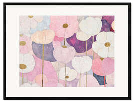 Framed art print Pure floral spring - DejaReve