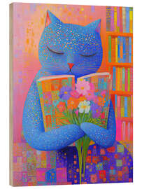 Wood print A tale from mommy - DejaReve