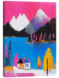 Canvas print Pink sky - DejaReve