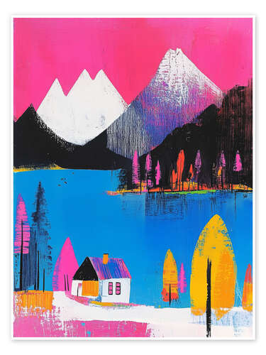Plakat Pink sky