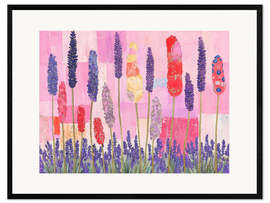 Gerahmter Kunstdruck Rosa Frühling