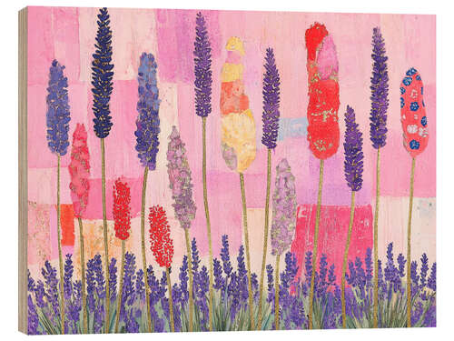 Stampa su legno Pink Spring