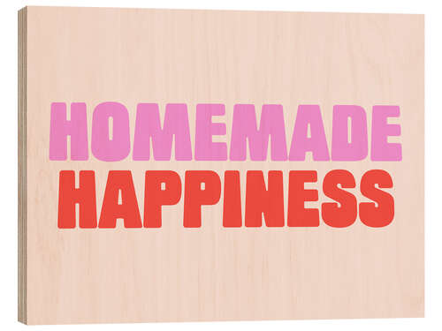 Tableau en bois Homemade Happiness