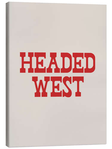 Lienzo Headed West