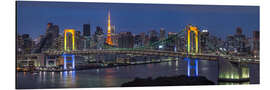 Cuadro de aluminio Rainbow Bridge Panorama, Tokyo, Japan - Jan Christopher Becke