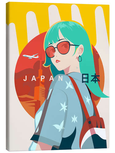 Lærredsbillede Japan Travel Art