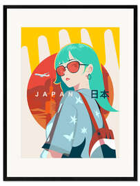 Gerahmter Kunstdruck Japan Reisekunst