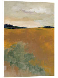 Akryylilasitaulu Ochre landscape
