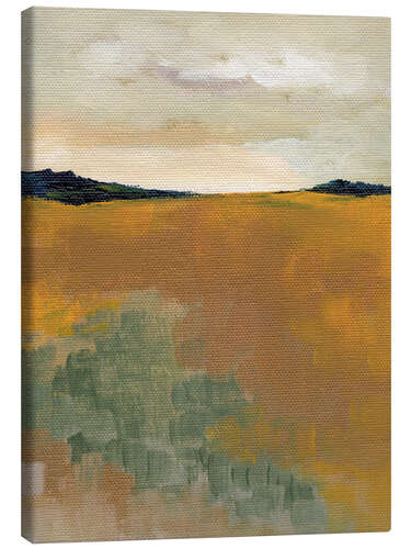 Canvas print Ochre landscape