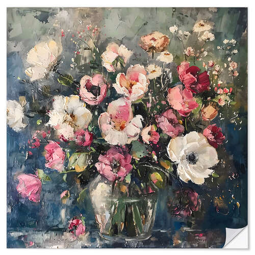 Selvklæbende plakat New Year Blooms