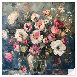 Selvklæbende plakat New Year Blooms