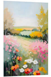 Cuadro de PVC Blooming Meadow Abstract