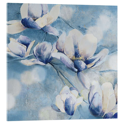 Tableau en verre acrylique Evening Magnolia