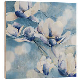Wood print Evening Magnolia - Carol Robinson