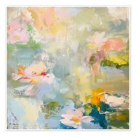 Póster Blooms on the Pond - Creative Studio