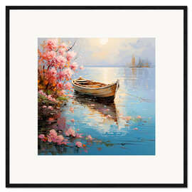 Gerahmter Kunstdruck Wasserrand