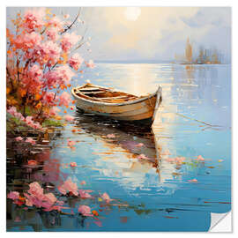 Selvklebende plakat Waters Edge