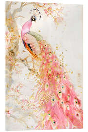Akrylglastavla Pastel Peacock