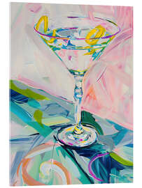 Acrylic print Colourful Martini