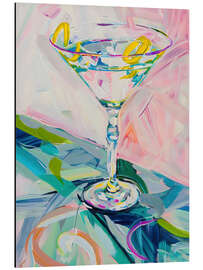 Quadro em alumínio Colourful Martini