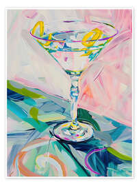 Wall print Colourful Martini - Creative Studio