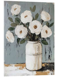 Tableau en verre acrylique Cottage Whites - Creative Studio