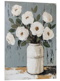 Foam board print Cottage Whites - Creative Studio