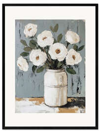 Impresión de arte enmarcada Cottage Whites - Creative Studio