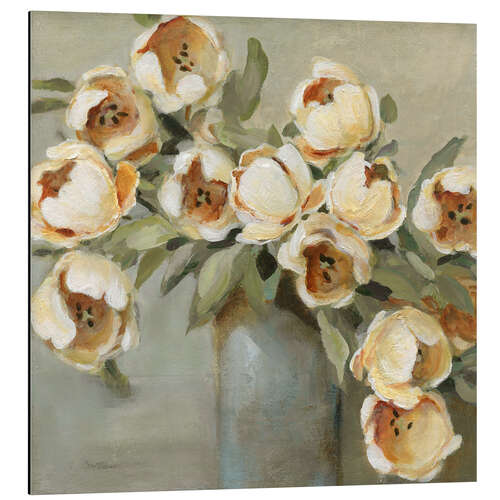 Print på aluminium Brilliant Tulips