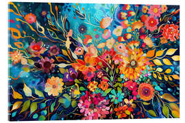 Acrylic print Garden colour explosion - Creative Studio