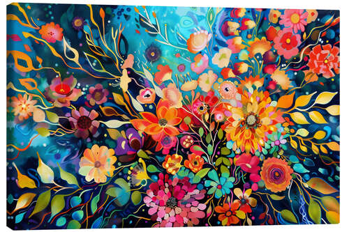 Obraz na płótnie Garden colour explosion
