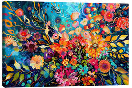 Obraz na płótnie Garden colour explosion - Creative Studio